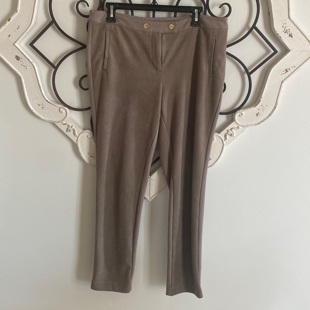 Anne Klein stretch straight leg pants